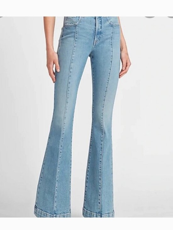 Express Denim - ⚡️HOST PICK⚡️Express High Rise Seamed Flare Jeans